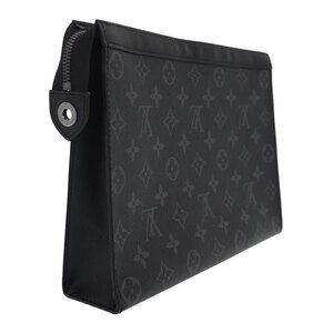Louis Vuitton Voyage Eclipse Black Shoulder Pochette Monogram Bag
